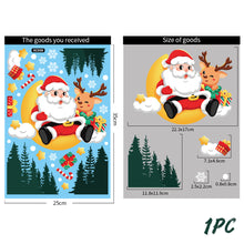 Load image into Gallery viewer, Merry Christmas Wall Stickers Window Glass Stickers Christmas Decorations For Home Christmas Ornaments Removable