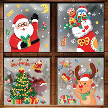 Load image into Gallery viewer, Merry Christmas Wall Stickers Window Glass Stickers Christmas Decorations For Home Christmas Ornaments Removable