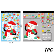 Load image into Gallery viewer, Merry Christmas Wall Stickers Window Glass Stickers Christmas Decorations For Home Christmas Ornaments Removable