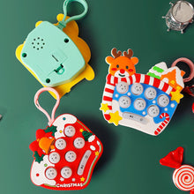 Load image into Gallery viewer, Pop Push Childrens Press Handle Fidget Toy Quick Push Game Console Keychain Pop It Decompression Toy Christmas New Year Gift