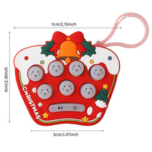 Load image into Gallery viewer, Pop Push Childrens Press Handle Fidget Toy Quick Push Game Console Keychain Pop It Decompression Toy Christmas New Year Gift