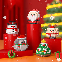 Load image into Gallery viewer, Merry Christmas Tree Santa Jingle Bells Building Blocks Bricks Creative Music Boxes Decoration Children Kids Christmas Santa Claus Gifts