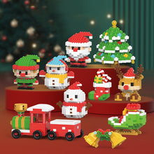 Load image into Gallery viewer, Merry Christmas Tree Santa Jingle Bells Building Blocks Bricks Creative Music Boxes Decoration Children Kids Christmas Santa Claus Gifts