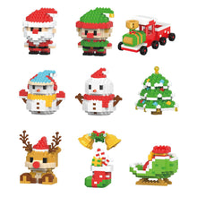 Load image into Gallery viewer, Merry Christmas Tree Santa Jingle Bells Building Blocks Bricks Creative Music Boxes Decoration Children Kids Christmas Santa Claus Gifts