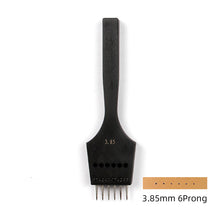 Load image into Gallery viewer, Sharp Head Chisel Replaceable Perforated Pricking Removable Round Hole Punch Leather Craft DIY Stainless Steel Tool