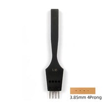 Load image into Gallery viewer, Sharp Head Chisel Replaceable Perforated Pricking Removable Round Hole Punch Leather Craft DIY Stainless Steel Tool