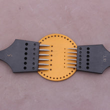 Load image into Gallery viewer, Sharp Head Chisel Replaceable Perforated Pricking Removable Round Hole Punch Leather Craft DIY Stainless Steel Tool
