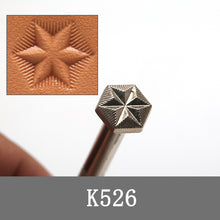 Load image into Gallery viewer, Leather Stamping Kit Metal Punch Tool Pottery Stamps DIY Clay Ceramics Stamp Wax Leather Craft Punch Stamps