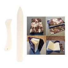 Load image into Gallery viewer, Artificial Oxbone Folders Leather Craft Tools For Sewing Scoring Folding Creasing Paper Edge Bookbinding Stain Removing Scraper