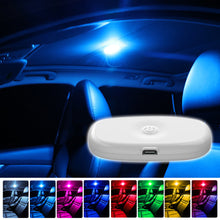 Load image into Gallery viewer, Car 8 LED Touch Ceiling Light Wall Reading Lamp Magnet Base Ceiling Light Ambient Mood Interior Trunk Light Inside