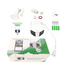 Load image into Gallery viewer, 8MP 4K HD Wifi IP Camera Outdoor Dual Lens 180° Wide Angle Security Cam 6MP Panoramic CCTV Video Surveillance AI Human Detection