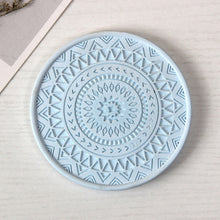 Load image into Gallery viewer, Round Coaster Coffee Coaster Tray Mold DIY Epoxy Resin Plaster Concrete Wine Glass Cup Mat Mould Home Decor