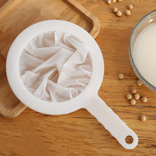 Load image into Gallery viewer, Kitchen Nut Milk Filter Ultra-fine Mesh Strainer Nylon Mesh Filter Spoon for Soy Milk Coffee Yogurt Strainers