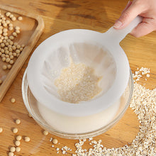 Load image into Gallery viewer, Kitchen Nut Milk Filter Ultra-fine Mesh Strainer Nylon Mesh Filter Spoon for Soy Milk Coffee Yogurt Strainers