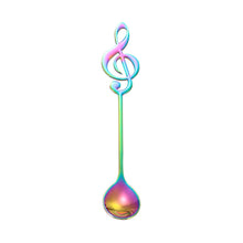 Load image into Gallery viewer, Stainless Steel Musical Notes Coffee Spoon Tea Stirring Spoon Tea Desserts Sugar Spoon Tableware Kitchen Tools Sugar Spoon