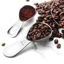 Load image into Gallery viewer, Coffee Scoop Stainless Steel Coffee Measuring Spoons 15ML/30ML Short Handle Coffeeware Kitchen Cafe Making Coffee Accessories