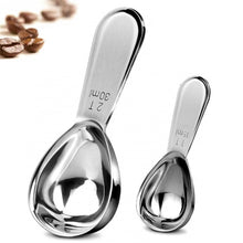 Load image into Gallery viewer, Coffee Scoop Stainless Steel Coffee Measuring Spoons 15ML/30ML Short Handle Coffeeware Kitchen Cafe Making Coffee Accessories