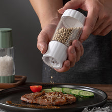 Load image into Gallery viewer, 1Pc Household Pepper Grinder Rotary Manual Sea Salt Pepper Seasoning Bottle Grinder Glass Seasoning Bottle