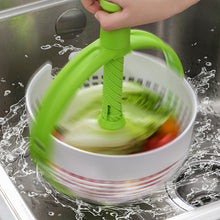 Load image into Gallery viewer, Vegetable Washing Basket Salad Spinner Salad Rotating Dishwasher Kitchen Vegetable Washer Centrifugal Dump Drain Basket