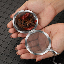 Load image into Gallery viewer, 304 Stainless Steel Tea Ball Round Tea leak Seasoning Ball Pot Soup Filter Bag Marinating Ball Tea Strainer Tea Set Accessories
