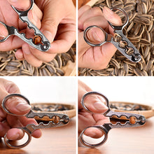 Load image into Gallery viewer, Small Dried Nut Peeler Alloy Melon Seeds Pine Nuts Lazy Artifact Opener Multi-function Pistachio Sheller Peeling Pliers Kitchen Tool