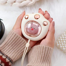 Load image into Gallery viewer, 2400mAh Cute Hand Warmer Electric Hands Heater With 2 Levels Heating Portable USB Heater For Winter Travel Golf Skating