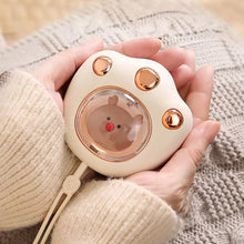 Load image into Gallery viewer, 2400mAh Cute Hand Warmer Electric Hands Heater With 2 Levels Heating Portable USB Heater For Winter Travel Golf Skating