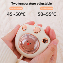 Load image into Gallery viewer, 2400mAh Cute Hand Warmer Electric Hands Heater With 2 Levels Heating Portable USB Heater For Winter Travel Golf Skating