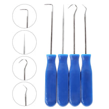 Load image into Gallery viewer, 4Pcs 135mm Car Oil Seal Screwdrivers Set O-Ring Seal Gasket Auto Vehicle Puller Remover Pick Hooks Repair Tools