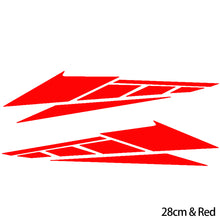 Load image into Gallery viewer, 2Pcs 20cm/28cm Motorcycle PVC Stickers Reflective Decals Accessories for Scooter Tail Box Decoration