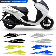 Load image into Gallery viewer, 2Pcs 20cm/28cm Motorcycle PVC Stickers Reflective Decals Accessories for Scooter Tail Box Decoration