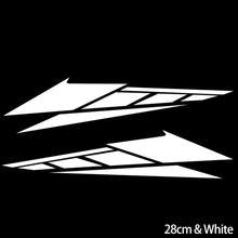 Load image into Gallery viewer, 2Pcs 20cm/28cm Motorcycle PVC Stickers Reflective Decals Accessories for Scooter Tail Box Decoration