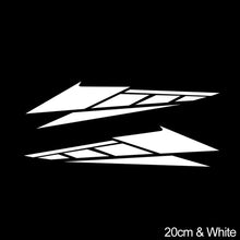 Load image into Gallery viewer, 2Pcs 20cm/28cm Motorcycle PVC Stickers Reflective Decals Accessories for Scooter Tail Box Decoration