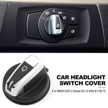 Load image into Gallery viewer, Car Headlight Switch Knob Fog Head Light Head Auto Lamp Replacement for BMW E90 3 Series 05-12 E84 X1 09-15
