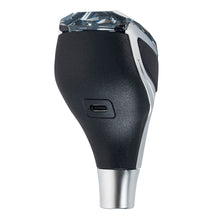Load image into Gallery viewer, Universal Crystal Cut Series Car Gear Shift Knob Touch Activated Multi-Color LED Light for Manual Automatic Vehicles R Shape Style