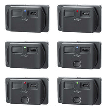 Load image into Gallery viewer, Car QC 3.0 USB PD Type C Fast Charger Socket 12V-24V with Switch LED Light Power Outlet Quick Charge for Motorcycle RV Boa