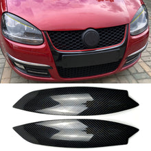 Load image into Gallery viewer, Pair Car Front Fog Light Lamp Cover Eyebrow Eyelid Garnish Streamers For VW Golf 5 GTI 2005 - 2007
