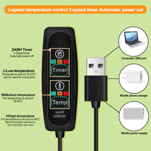 Load image into Gallery viewer, USB Heating Cat Bed Warming Sleeping Bag Electric Warming Bed Dog Heating Mat Puppy Heater Winter House