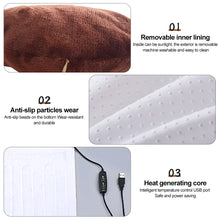 Load image into Gallery viewer, USB Heating Cat Bed Warming Sleeping Bag Electric Warming Bed Dog Heating Mat Puppy Heater Winter House