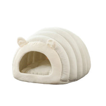 Load image into Gallery viewer, Japanese Style Cat Bed House Cat Thermal Bed Cat Sleeping Bag Deep Sleep Winter Doghouse Cats Nest Cave