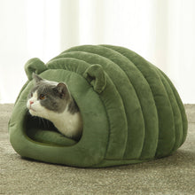 Load image into Gallery viewer, Japanese Style Cat Bed House Cat Thermal Bed Cat Sleeping Bag Deep Sleep Winter Doghouse Cats Nest Cave