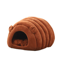 Load image into Gallery viewer, Japanese Style Cat Bed House Cat Thermal Bed Cat Sleeping Bag Deep Sleep Winter Doghouse Cats Nest Cave