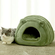 Load image into Gallery viewer, Japanese Style Cat Bed House Cat Thermal Bed Cat Sleeping Bag Deep Sleep Winter Doghouse Cats Nest Cave