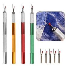 Load image into Gallery viewer, 1set Seam Ripper with 5pcs Replacement Head Sewing Stitch Thread Remover Embroidery Thread Remove Tool DIY Sewing Tools