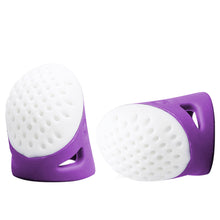 Load image into Gallery viewer, Silicone Thimble Finger Protector Sewing Needlework Craft Embroidery Anti-slip Ring Finger Cover DIY Sewing Accessories