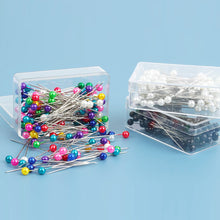 Load image into Gallery viewer, 100Pcs Round Head Sewing Pins Ball Head Positioning Pins DIY Handmade Clothing Marking Needles Dressmaking Jewelry Deco Sewing Accessories