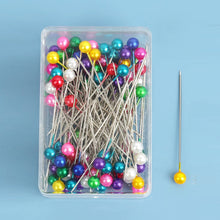 Load image into Gallery viewer, 100Pcs Round Head Sewing Pins Ball Head Positioning Pins DIY Handmade Clothing Marking Needles Dressmaking Jewelry Deco Sewing Accessories