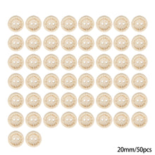 Load image into Gallery viewer, 50pcs 15mm/20mm/25mm Wooden Buttons Heart Printing Sewing Buttons Knitting Sweater Buttons Kids Clothes Decor Replacement Buttons Sewing Accessories