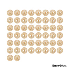 Load image into Gallery viewer, 50pcs 15mm/20mm/25mm Wooden Buttons Heart Printing Sewing Buttons Knitting Sweater Buttons Kids Clothes Decor Replacement Buttons Sewing Accessories