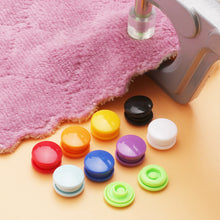 Load image into Gallery viewer, 10sets Round Snaps Buttons Bib T5 Plastic Press Button Fastener Snap Raincoat Snap Clothes Accessories DIY Crafts Sewing Accessories